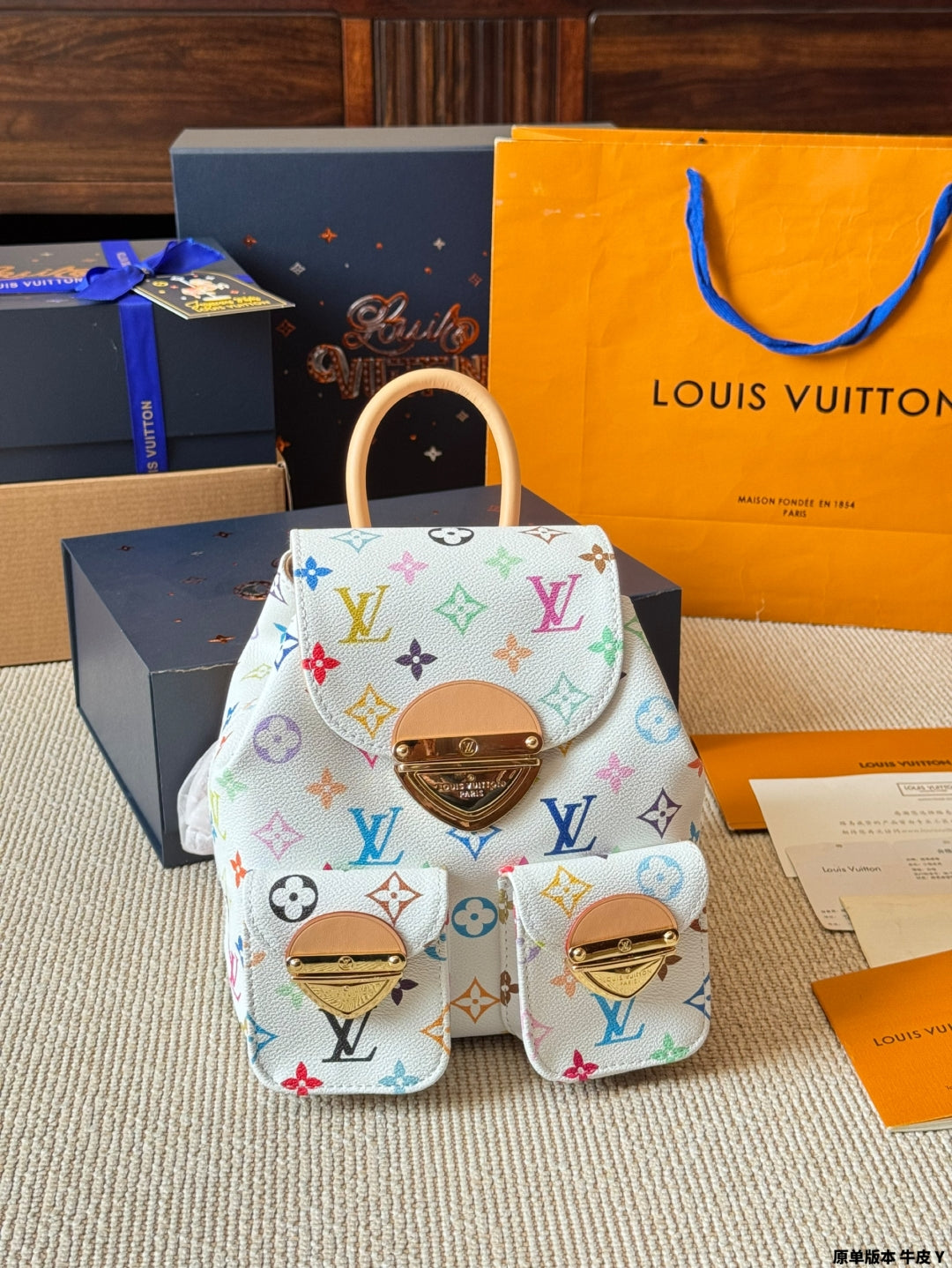 Louis Vuitton 2025 New Duma Mini Backpack 20.24cm | Premium Cowhide, Monogram Canvas, Original Craftsmanship
