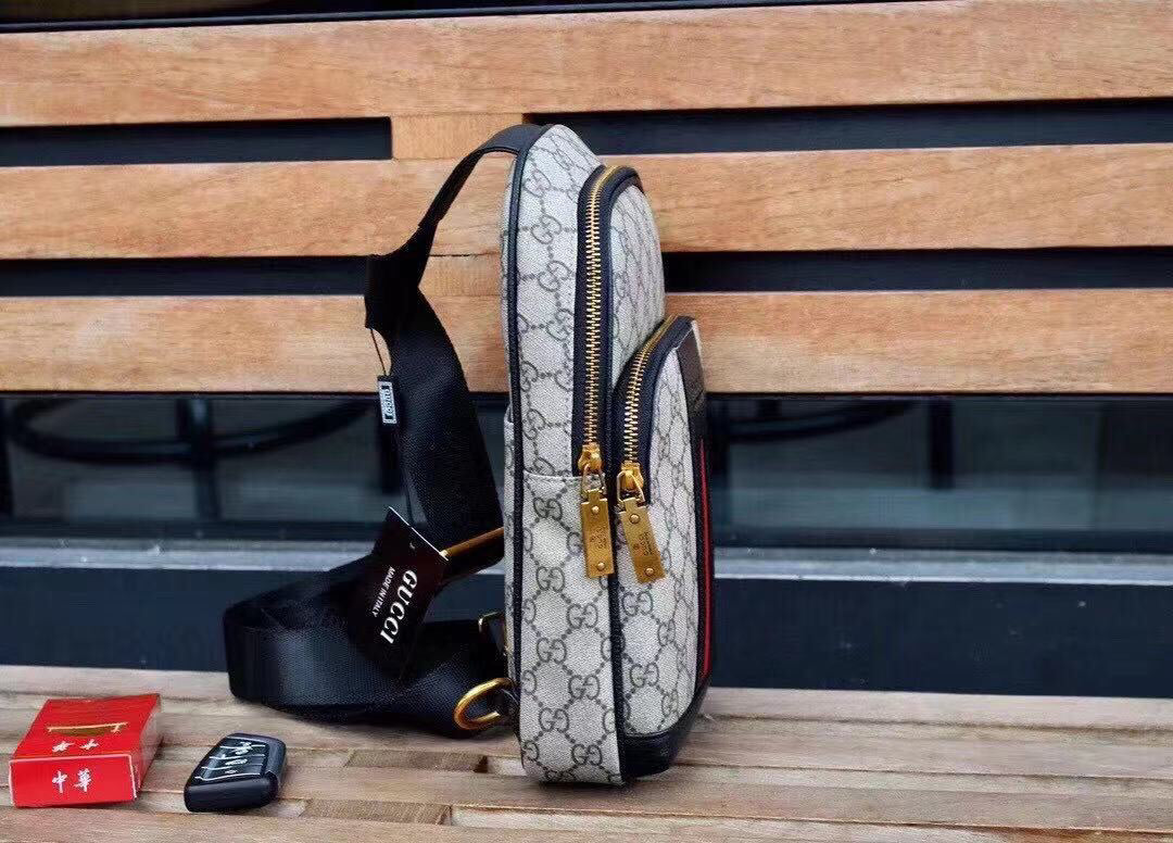 Men's Vintage Crossbody Bag | Full-Grain Leather Oversized Design | 31x18x5cm Custom Hardware