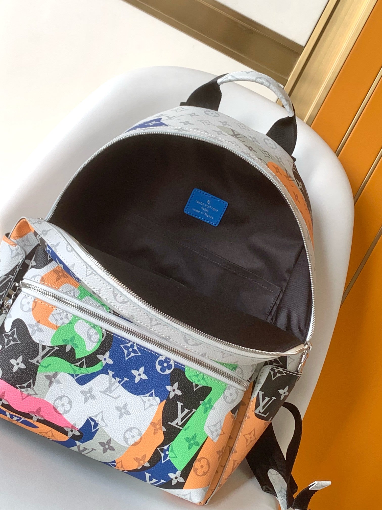 Louis Vuitton Discovery Small Backpack - Rtrait Collection | Monogram Canvas & Leather Trompe-l’œil Eye Design