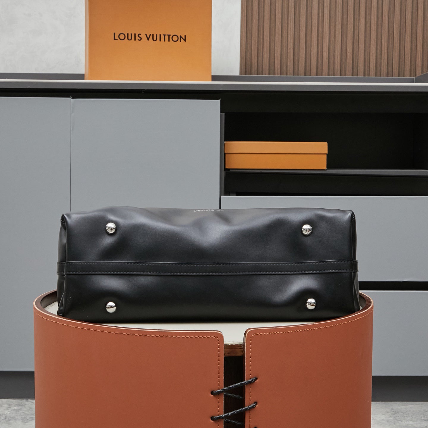 CarryAll Dark Medium Tote Bag | Black Murakami Tri-Color Collaboration | Soft Sheepskin Lazy Silhouette | Spacious 2024 SS Travel Companion