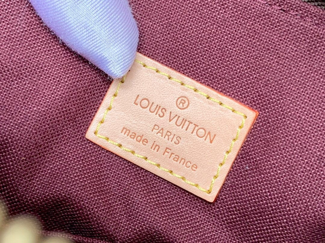 Louis Vuitton Rivoli MM Bag 36×26×19cm | 2019 Summer Monogram Canvas, Accordion Pleats, Full Packaging