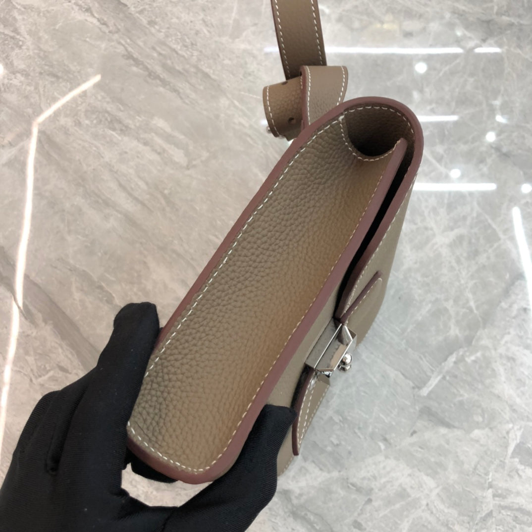 Hermès Depeches21 Messenger Bag New Release | Custom Hardware Unisex Crossbody | Compact 21×17×4cm