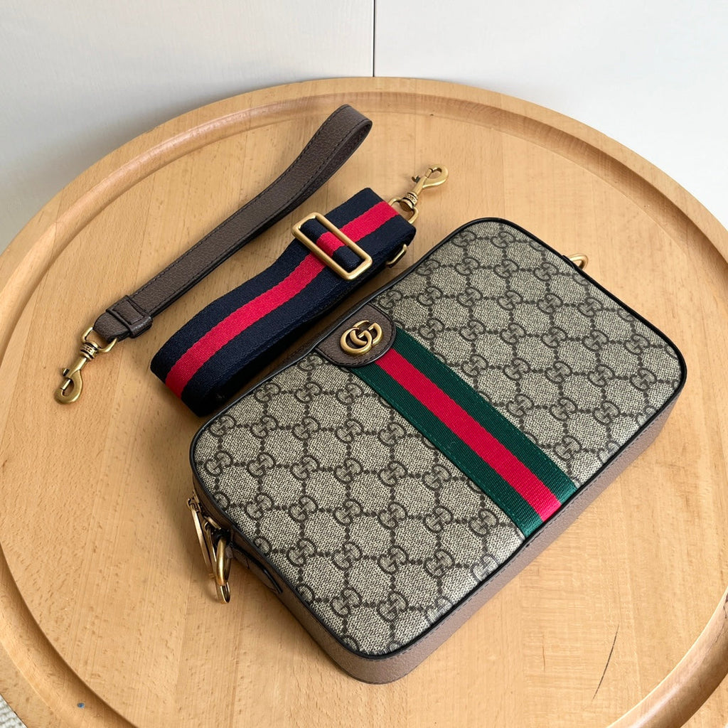 Ohidia Series Classic Crossbody Bag - 4 Colors  Adjustable Strap & Two-Way Carry  Inner Pocket  23.5x16x4.5cm