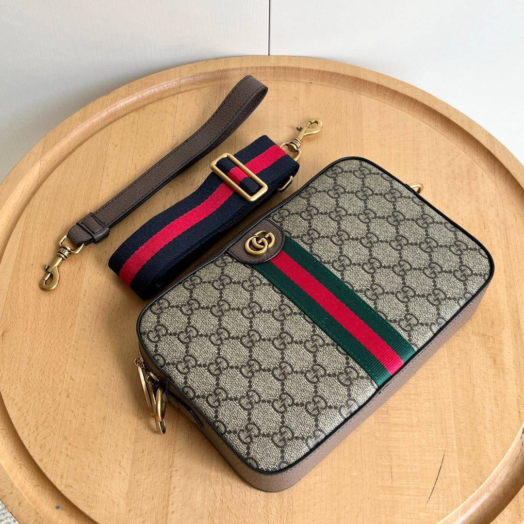 Ohidia Series Classic Crossbody Bag - 4 Colors  Adjustable Strap & Two-Way Carry  Inner Pocket  23.5x16x4.5cm