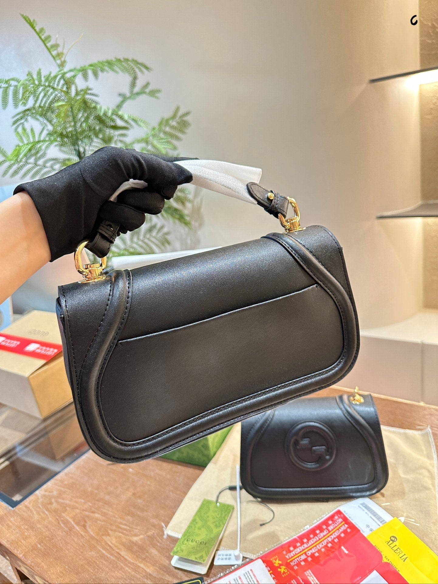 Gucci Blondie Collection Bag – Buttery Leather & Glossy Hardware, 20/25/30cm with Gift Box, Ultimate Style Essential