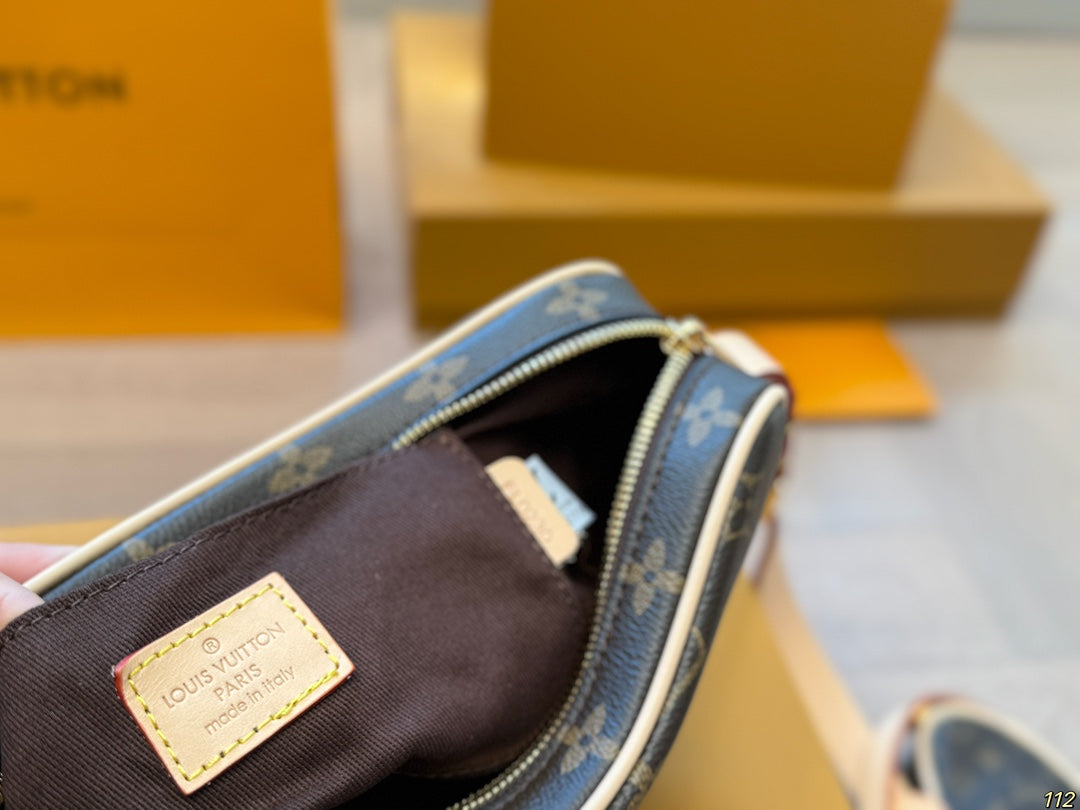 Louis Vuitton Pea Bag 2023 | Steel Upgraded Chip Edition with Detachable Coin Purse, 25x14cm Adorable Design
