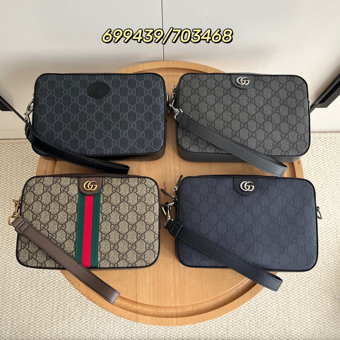 Ohidia Series Classic Crossbody Bag - 4 Colors  Adjustable Strap & Two-Way Carry  Inner Pocket  23.5x16x4.5cm
