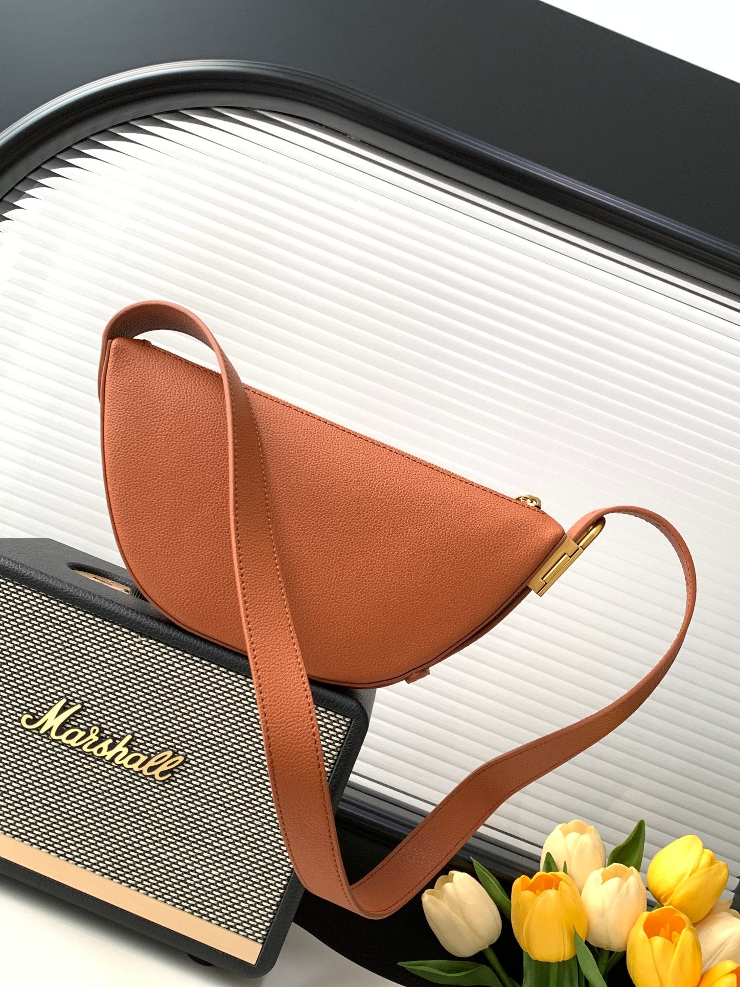 Louis Vuitton Low Key Crossbody Bag | Modern Minimalist Design in Ultra-Soft Calfskin | LV Engraved Padlock & Suede Lining | Adjustable Waist/Shoulder Strap | 28x13x5.5cm Compact Carry