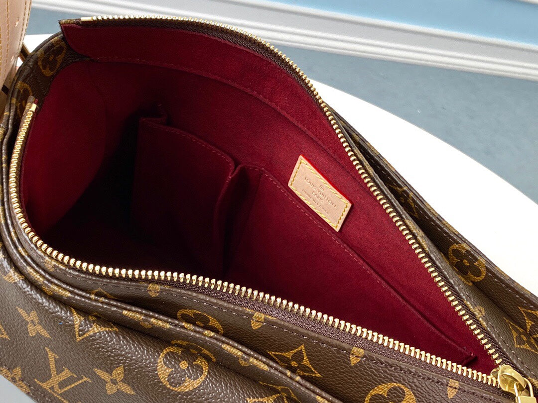 Supreme Quality Vintage Monogram Hobo Bag - Large 34×13×23 cm Full Packaging Luxury Replica