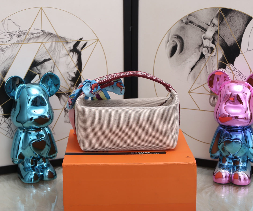 HERMÈS Trousse Bride-A-Brace Pochette | New Colorway with Enamel Bridle Closure | Limited Edition