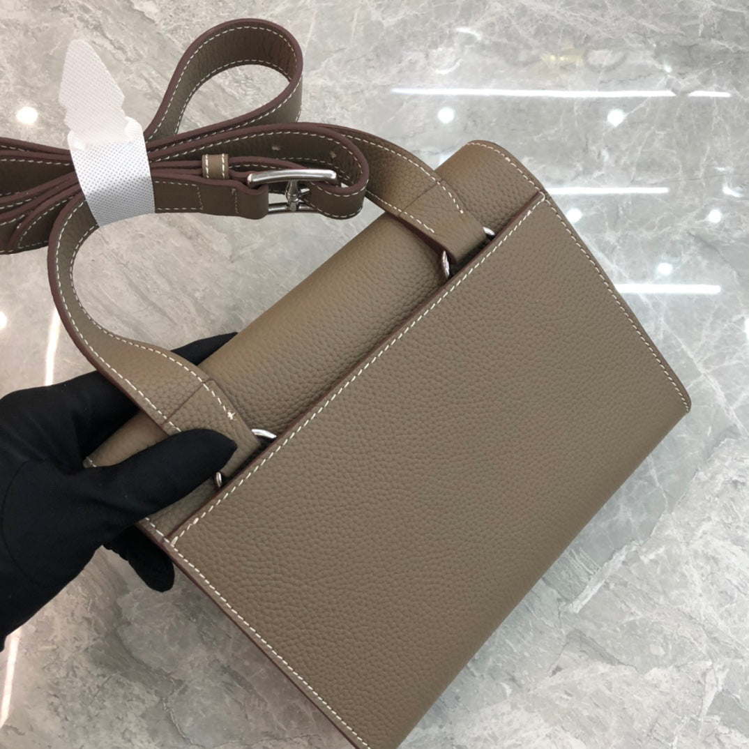 Hermès Depeches21 Messenger Bag New Release | Custom Hardware Unisex Crossbody | Compact 21×17×4cm
