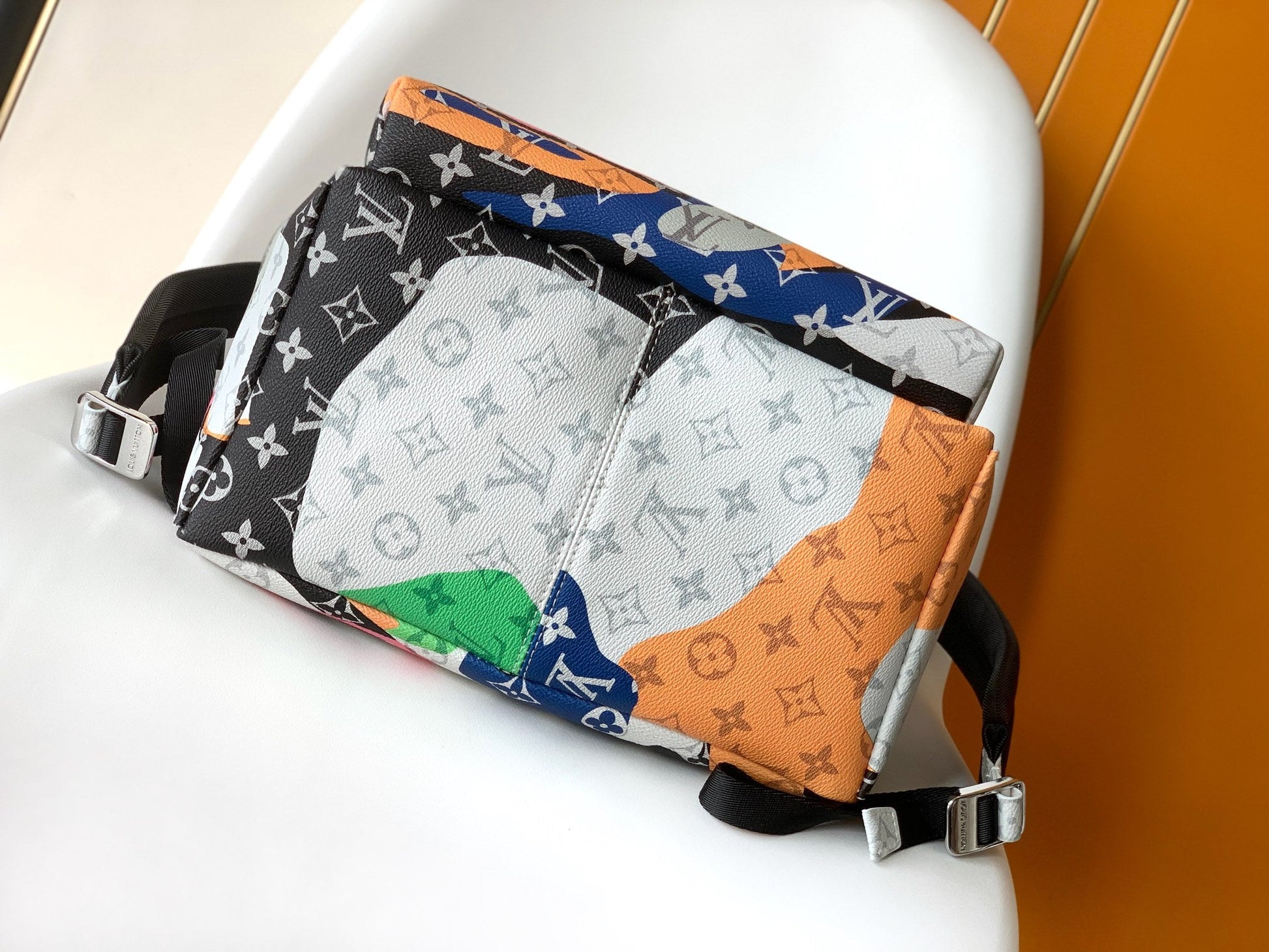 Louis Vuitton Discovery Small Backpack - Rtrait Collection | Monogram Canvas & Leather Trompe-l’œil Eye Design