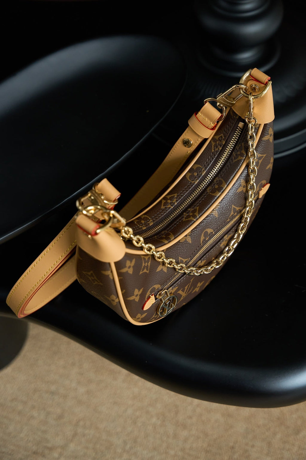 LOOP Handbag | France Dynamic Chip Code | Original Monogram Canvas & Gold Hardware | Exclusive Launch with Gift Box