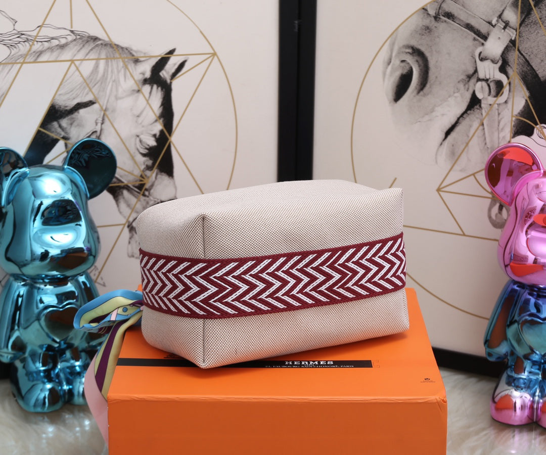 HERMÈS Trousse Bride-A-Brace Pochette | New Colorway with Enamel Bridle Closure | Limited Edition