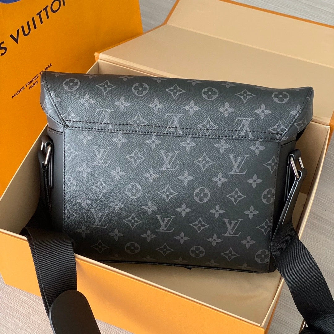 Louis Vuitton Voyager Men's Messenger Bag 33x22.5x11cm | Original Hardware, European Leather, Instant Shipping