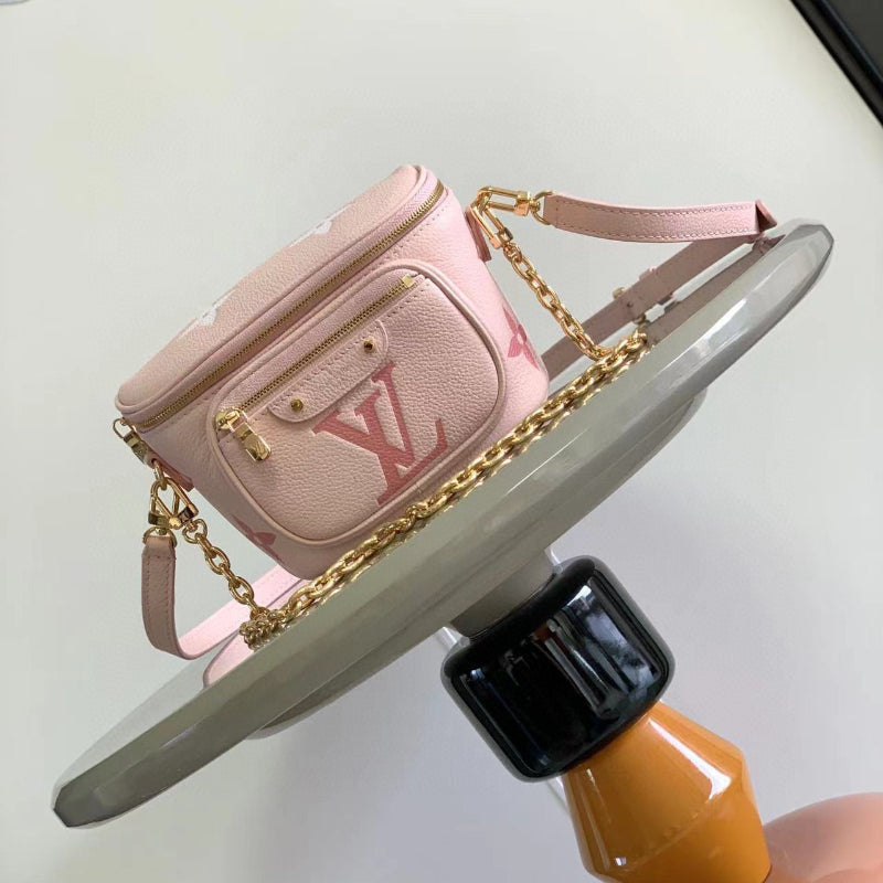 Louis Vuitton Mini Bumbag Gradient 17x12x9.5cm | Monogram Empreinte Leather, Detachable Chain & Adjustable Strap