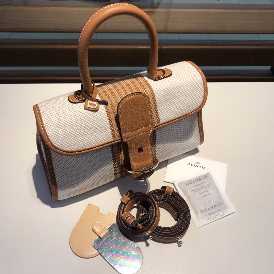 Artisan Handwoven Linen-Silk & Leather Accessory｜Hermès-Grade Materials｜Pure Craftsmanship｜Machine-Free Global Exclusive