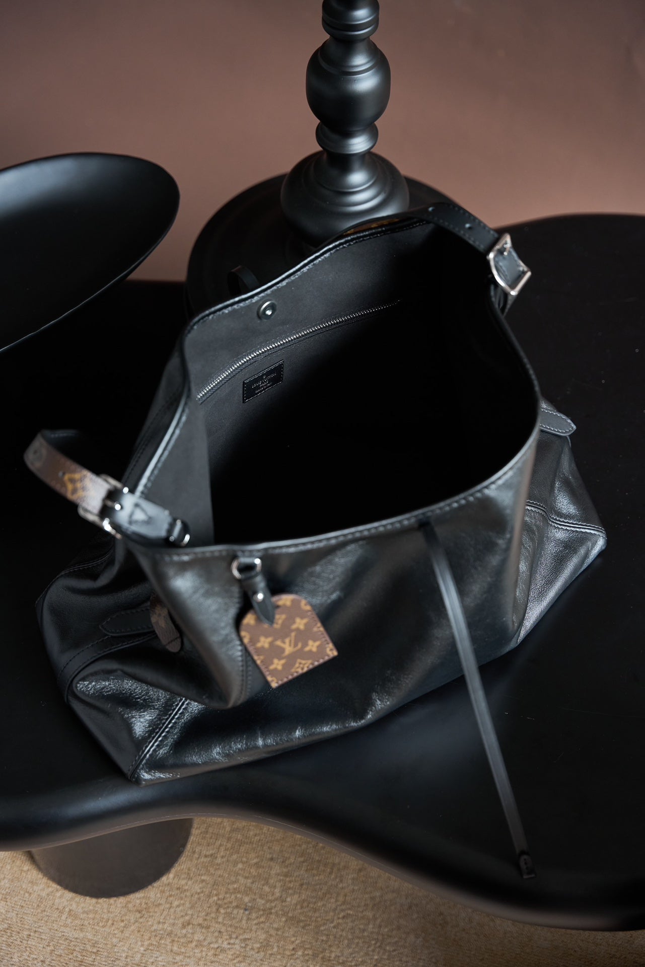 CARRYALL DARK Handbag | Italy-Crafted Dynamic Chip Code | Original Light Gold Steel Hardware & Fabric | Exclusive Launch with Official Box