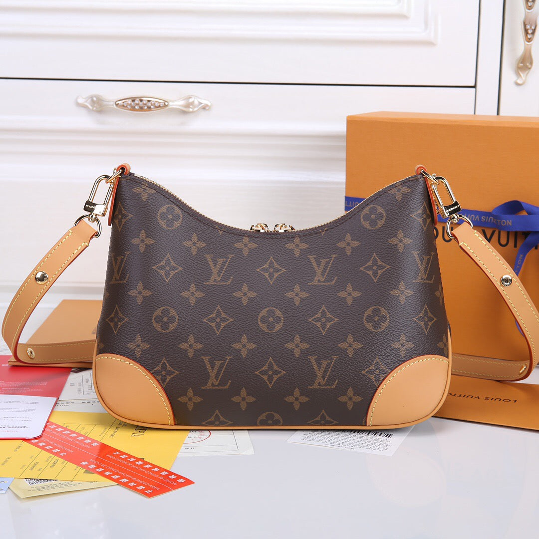 Brown MIU MI Style Mini Vanity Bag - Multiway Crossbody Belt Bag for Summer Layering