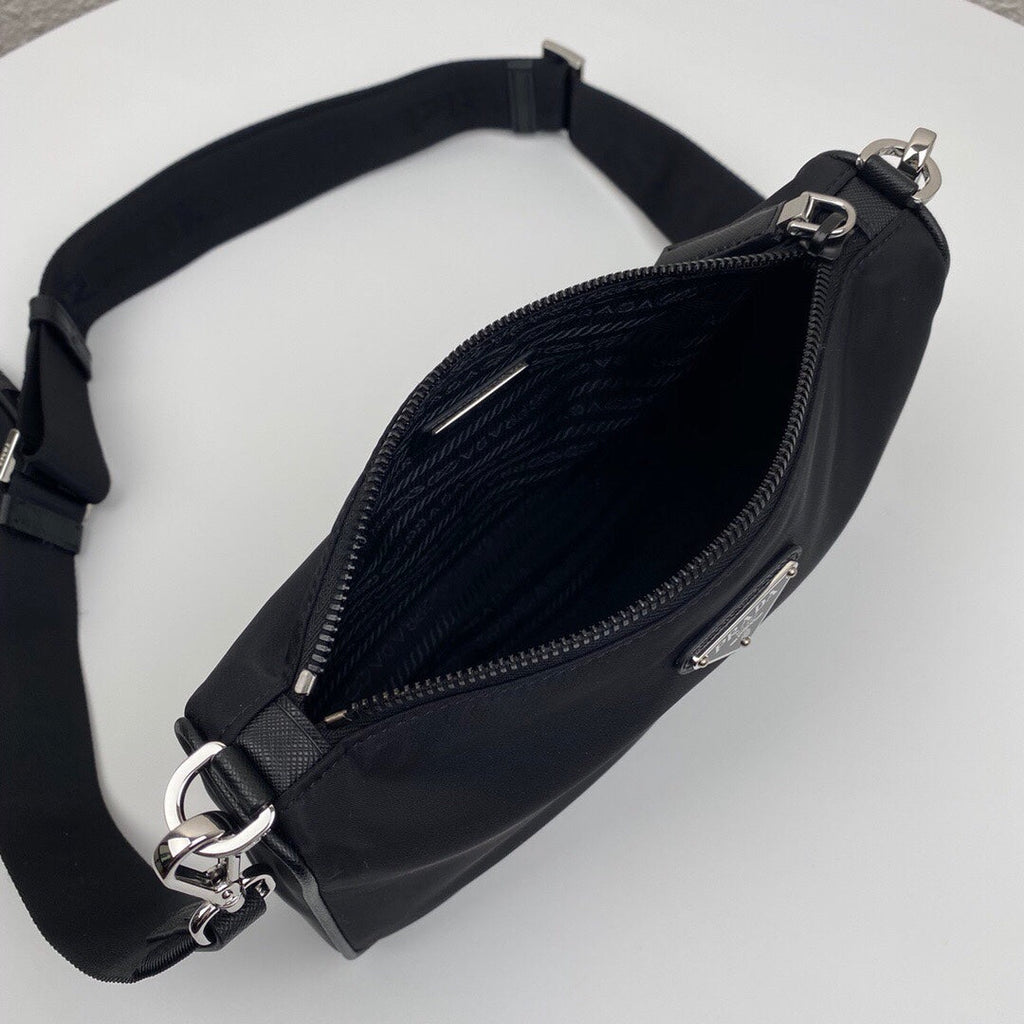 RADA Latest Men's Crossbody Shoulder Bag - Original Parachute Fabric & Premium Leather | Mini Charm Design | 18x24x6cm Luxury Casual & Business
