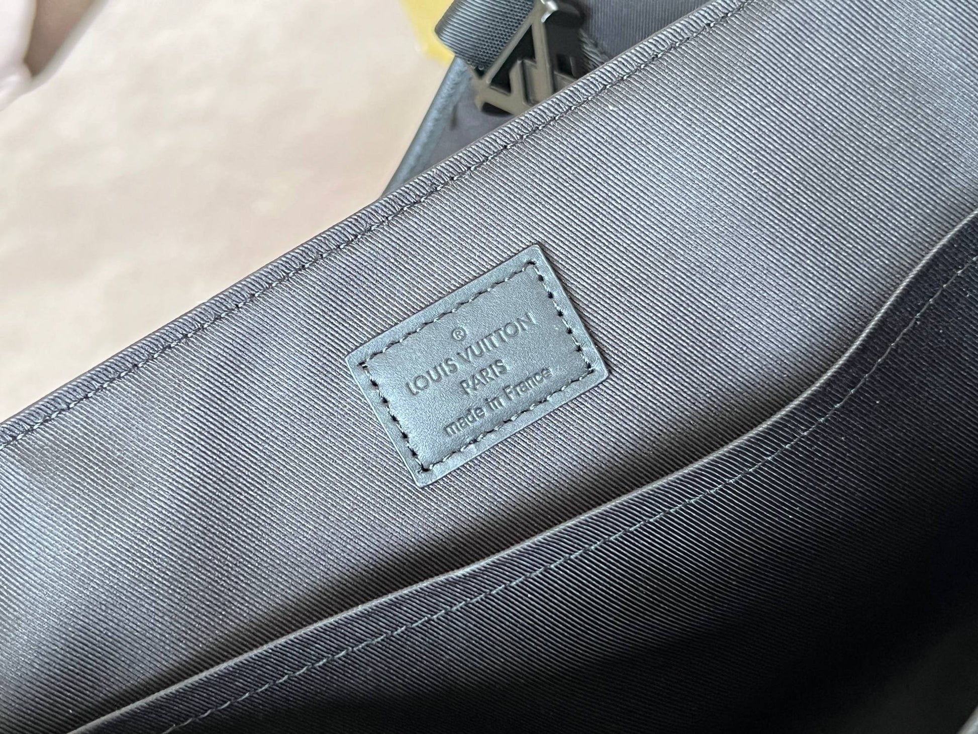 Louis Vuitton Voyager Small Messenger Bag | Monogram Shadow Embossed Calf Leather Men's Bag | Anti-Counterfeit Steel Hardware with Chip | Adjustable Strap | 33x22.5x11cm Spacious Design