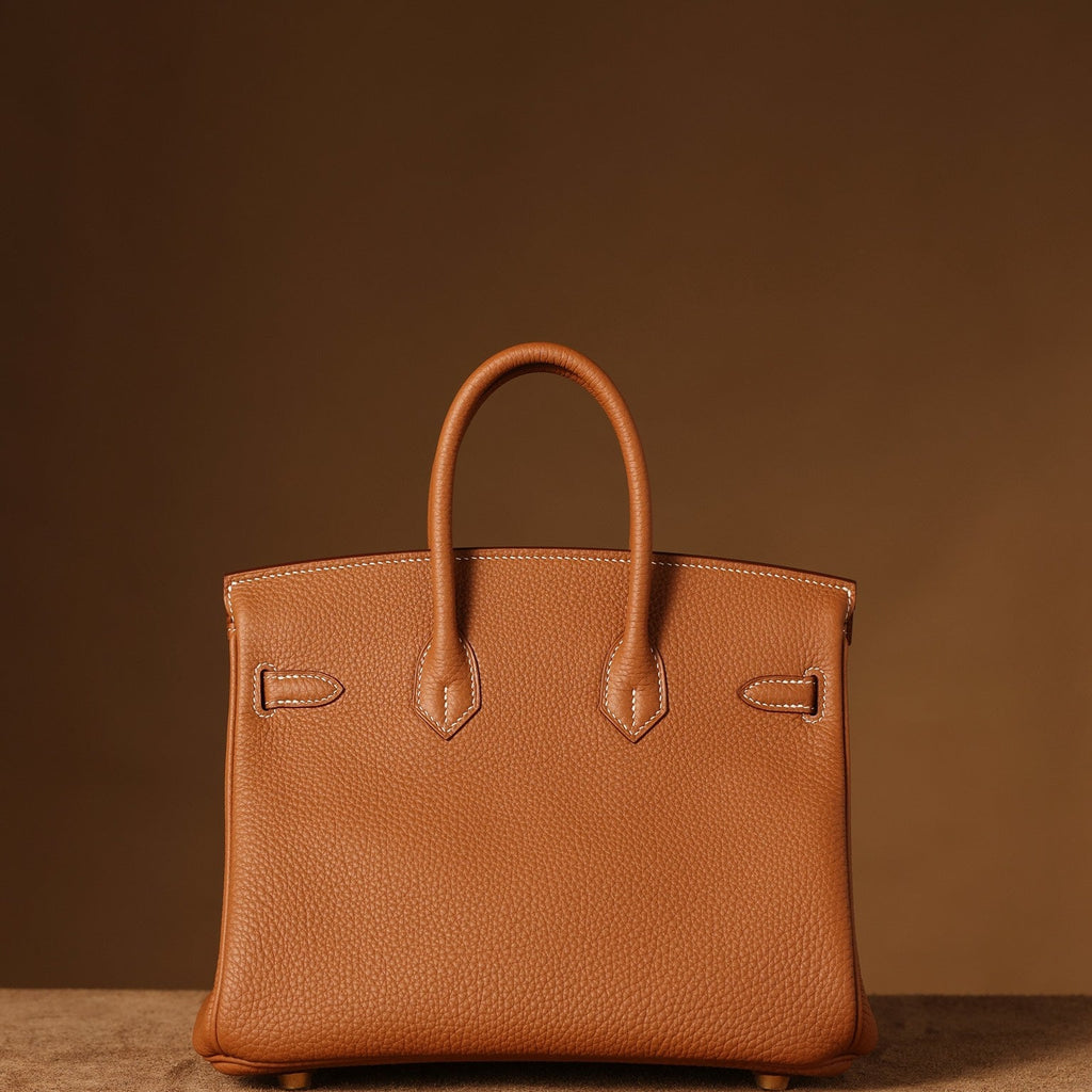 Hermès Birkin 25cm Gold Brown Gold Hardware | Original Togo Leather & European Craftsmanship  Exclusive Overstock