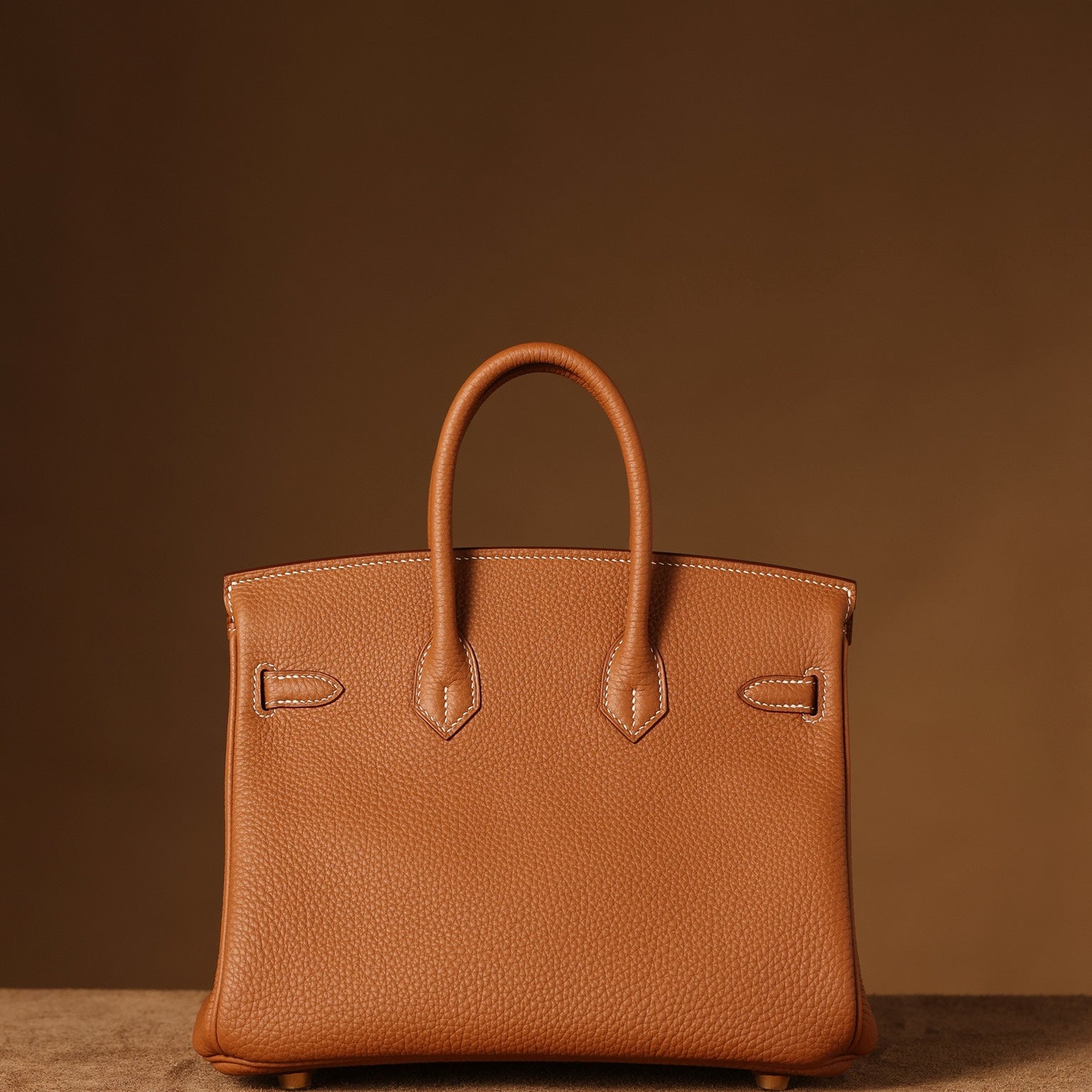 Hermès Birkin 25cm Gold Brown Gold Hardware | Original Togo Leather & European Craftsmanship  Exclusive Overstock