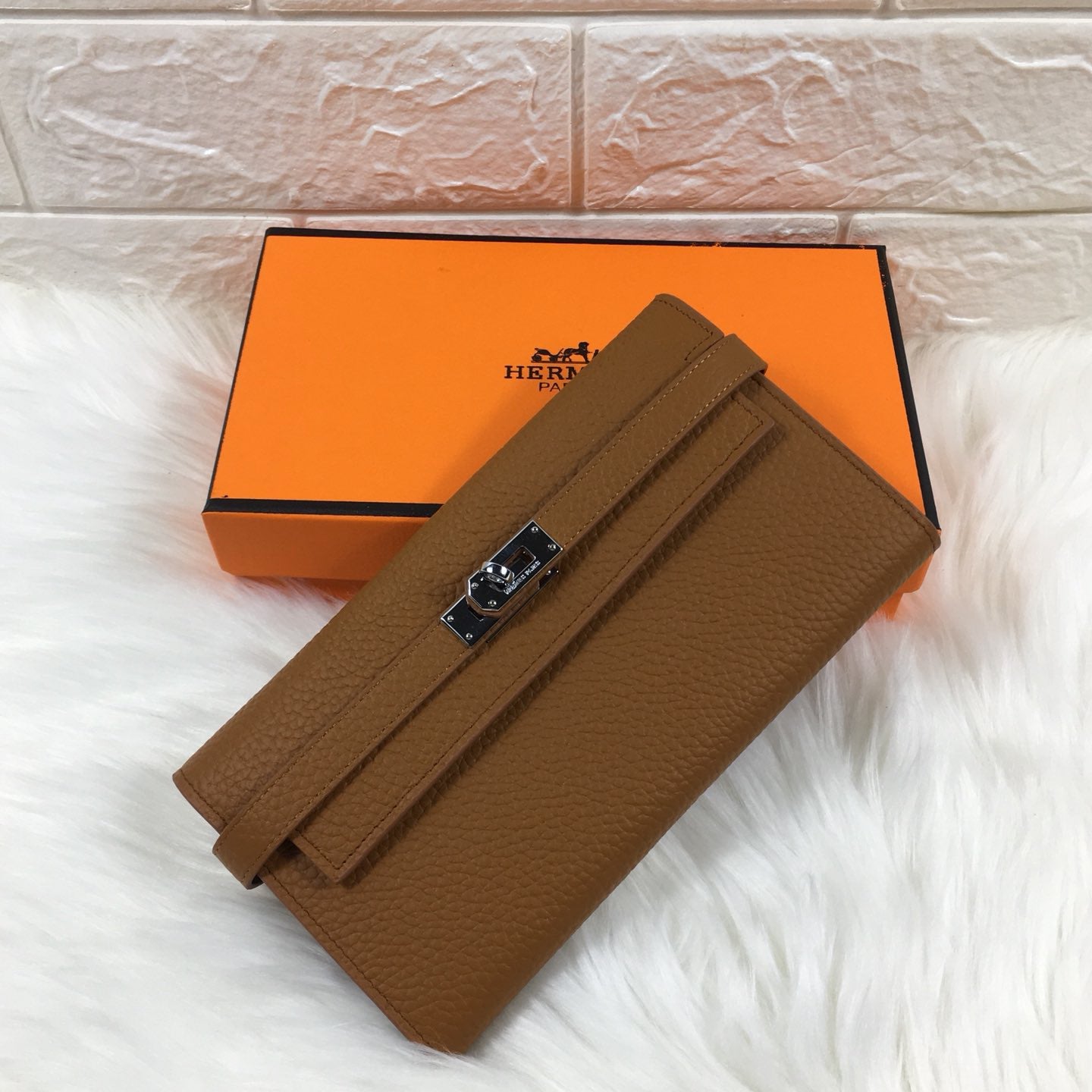 Hermès-Inspired 538# Pebbled Leather Bag | Luxury Crossbody with Imported Hardware & Ultra-Soft Texture