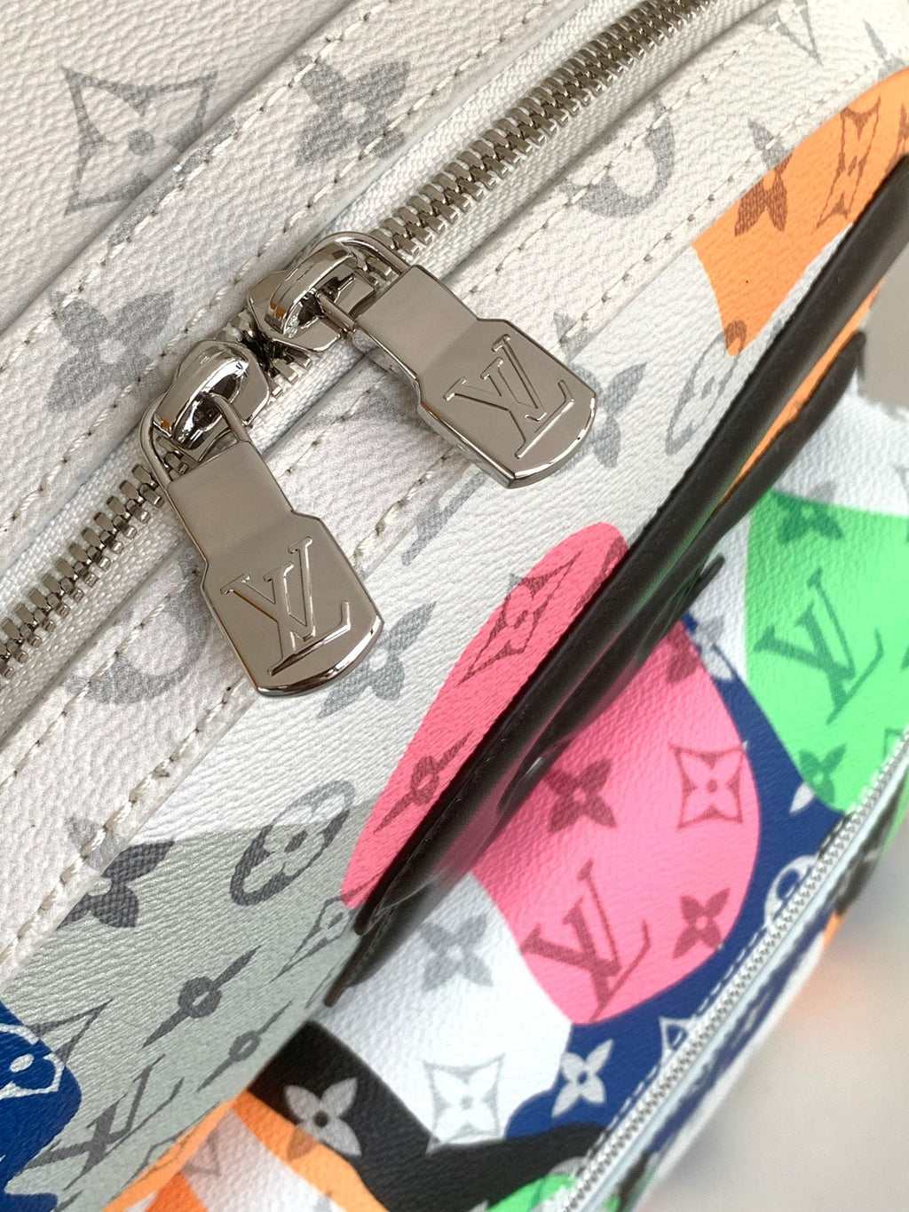 Louis Vuitton Discovery Small Backpack - Rtrait Collection | Monogram Canvas & Leather Trompe-l’œil Eye Design