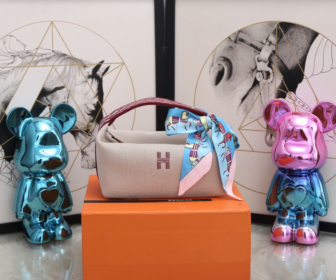 HERMÈS Trousse Bride-A-Brace Pochette | New Colorway with Enamel Bridle Closure | Limited Edition