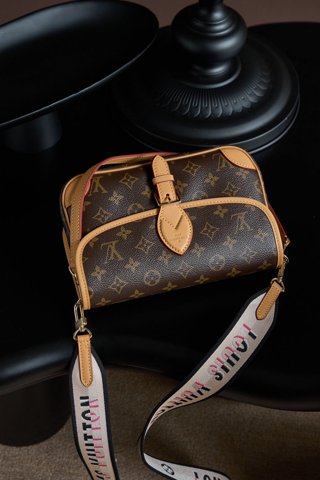 DIANE Handbag | France Dynamic Chip Code | Original Monogram Canvas & Gold Hardware | Exclusive Launch with Gift Box