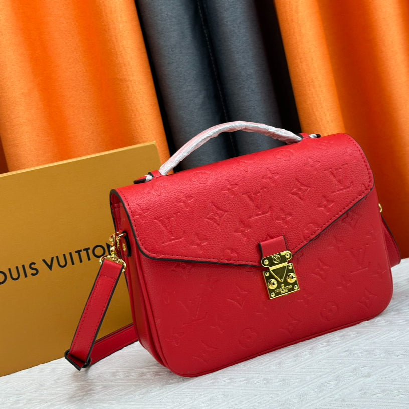 Métis Messenger Bag  Monogram Empreinte Embossed Leather  S-Shaped Steel Lock  Multi-Pocket Design  25x19x9cm  Multiple Models  M40780 M41486 etc