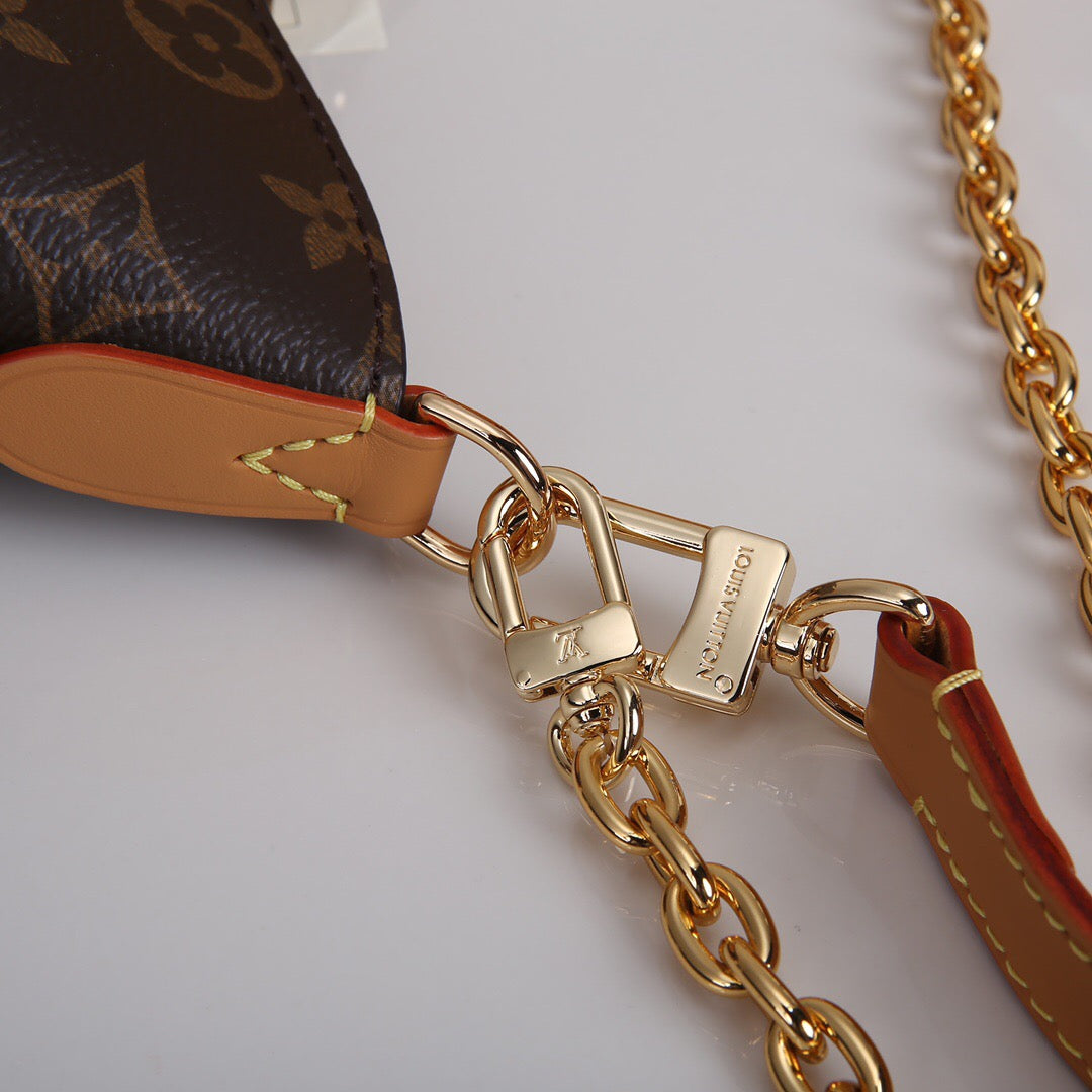Brown MIU MI Style Mini Vanity Bag - Multiway Crossbody Belt Bag for Summer Layering