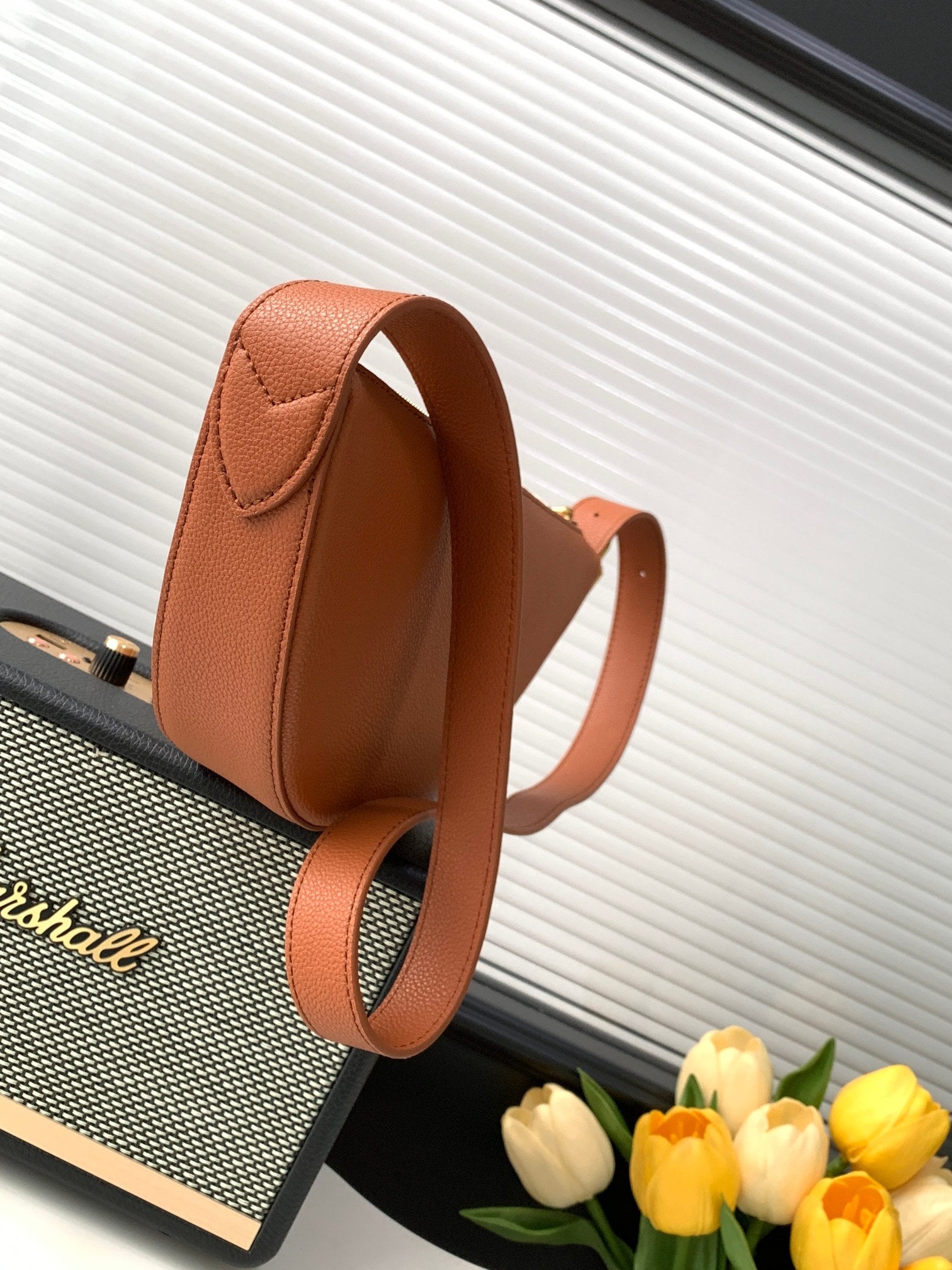 Louis Vuitton Low Key Crossbody Bag | Modern Minimalist Design in Ultra-Soft Calfskin | LV Engraved Padlock & Suede Lining | Adjustable Waist/Shoulder Strap | 28x13x5.5cm Compact Carry