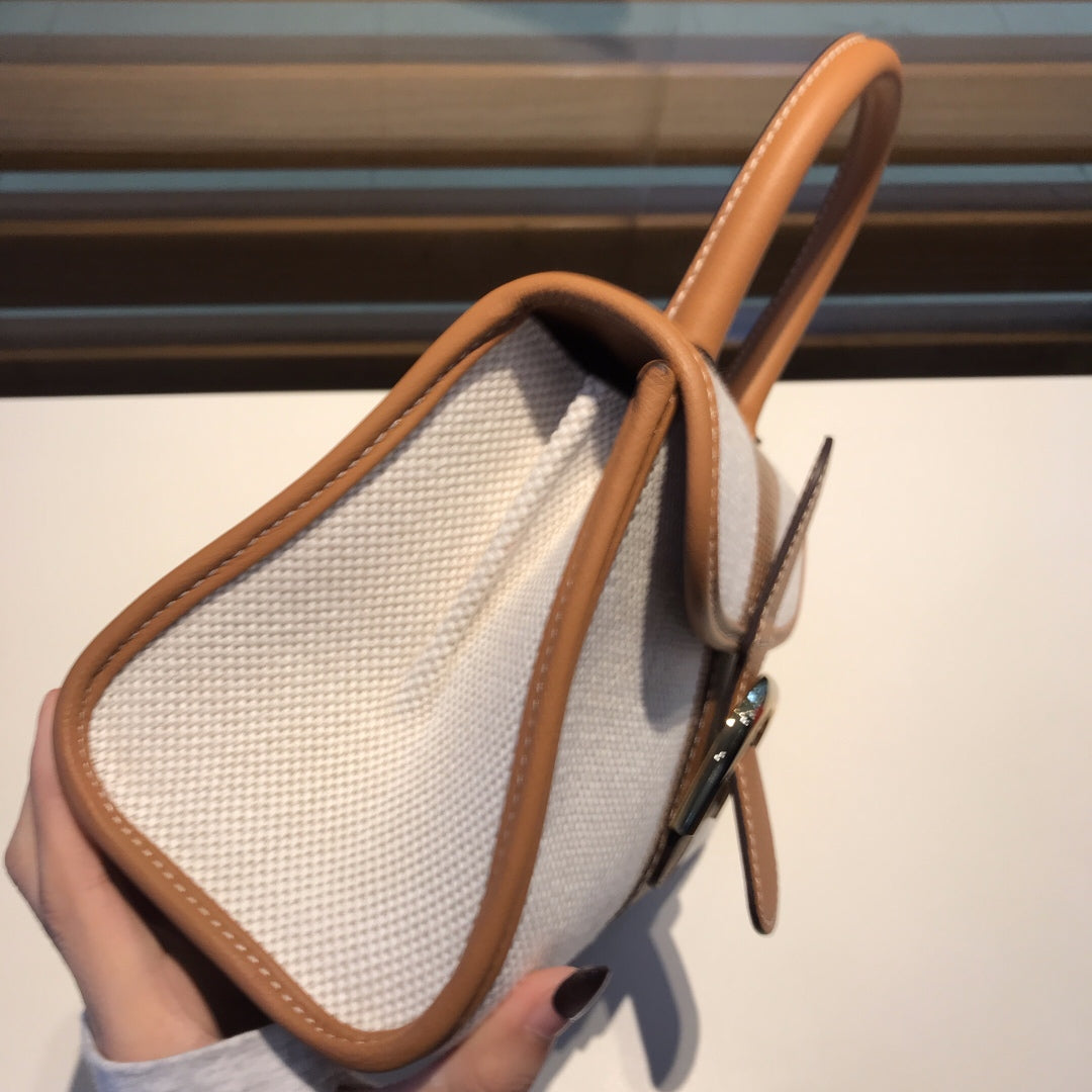 Artisan Handwoven Linen-Silk & Leather Accessory｜Hermès-Grade Materials｜Pure Craftsmanship｜Machine-Free Global Exclusive