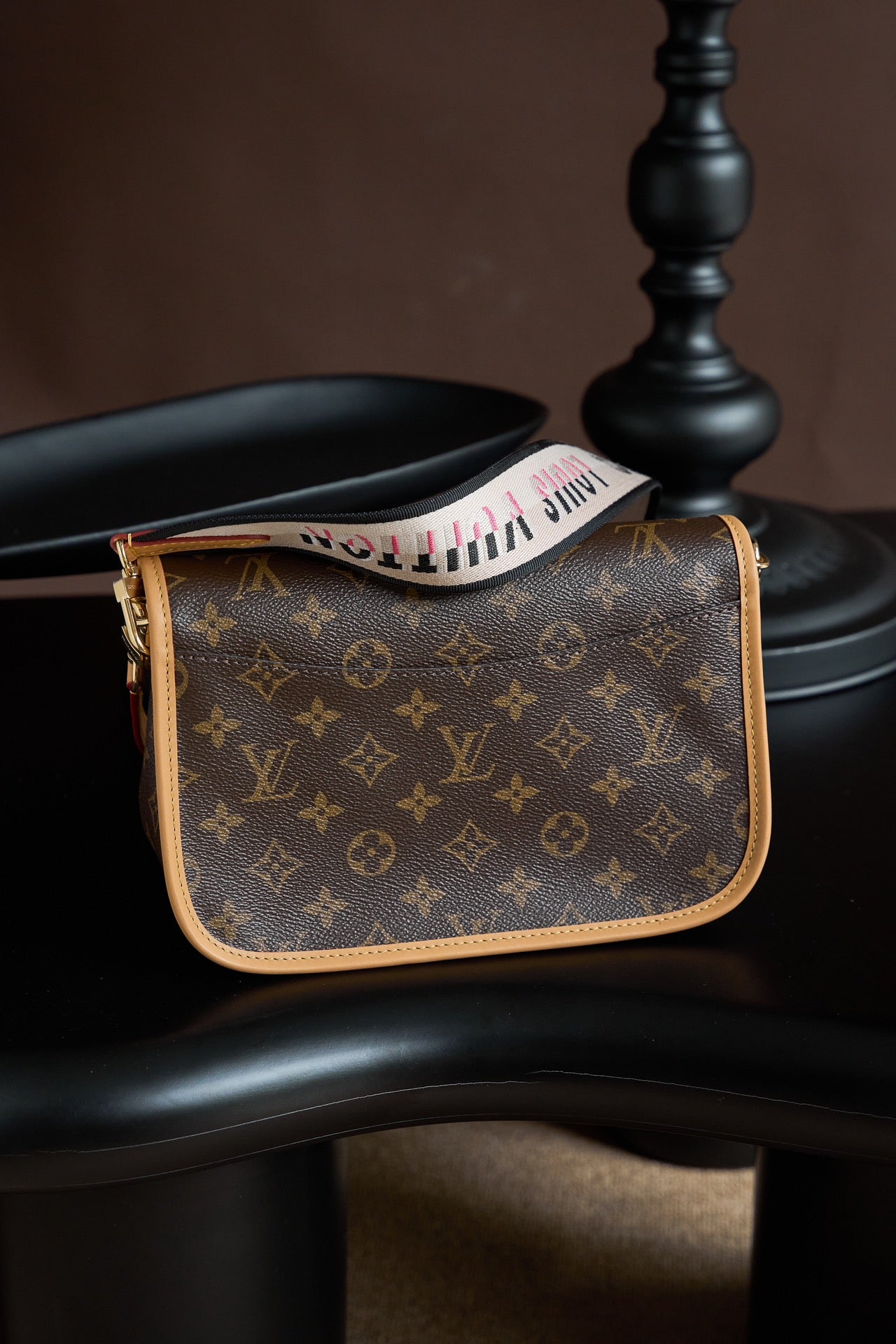 DIANE Handbag | France Dynamic Chip Code | Original Monogram Canvas & Gold Hardware | Exclusive Launch with Gift Box