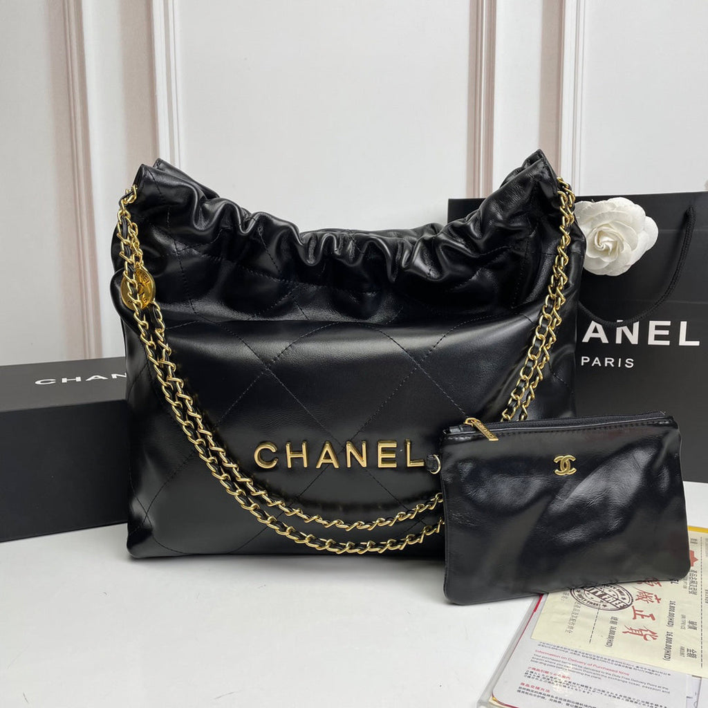 2024 Spring Luxury Tote Bag | Smooth Calfskin Drawstring Hobo Bag - 39x24x8cm Oversized Capacity & Chic Versatility
