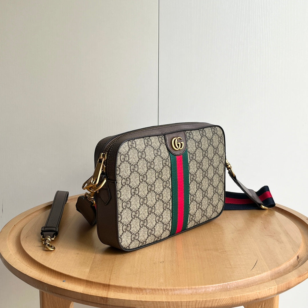 Ohidia Series Classic Crossbody Bag - 4 Colors  Adjustable Strap & Two-Way Carry  Inner Pocket  23.5x16x4.5cm