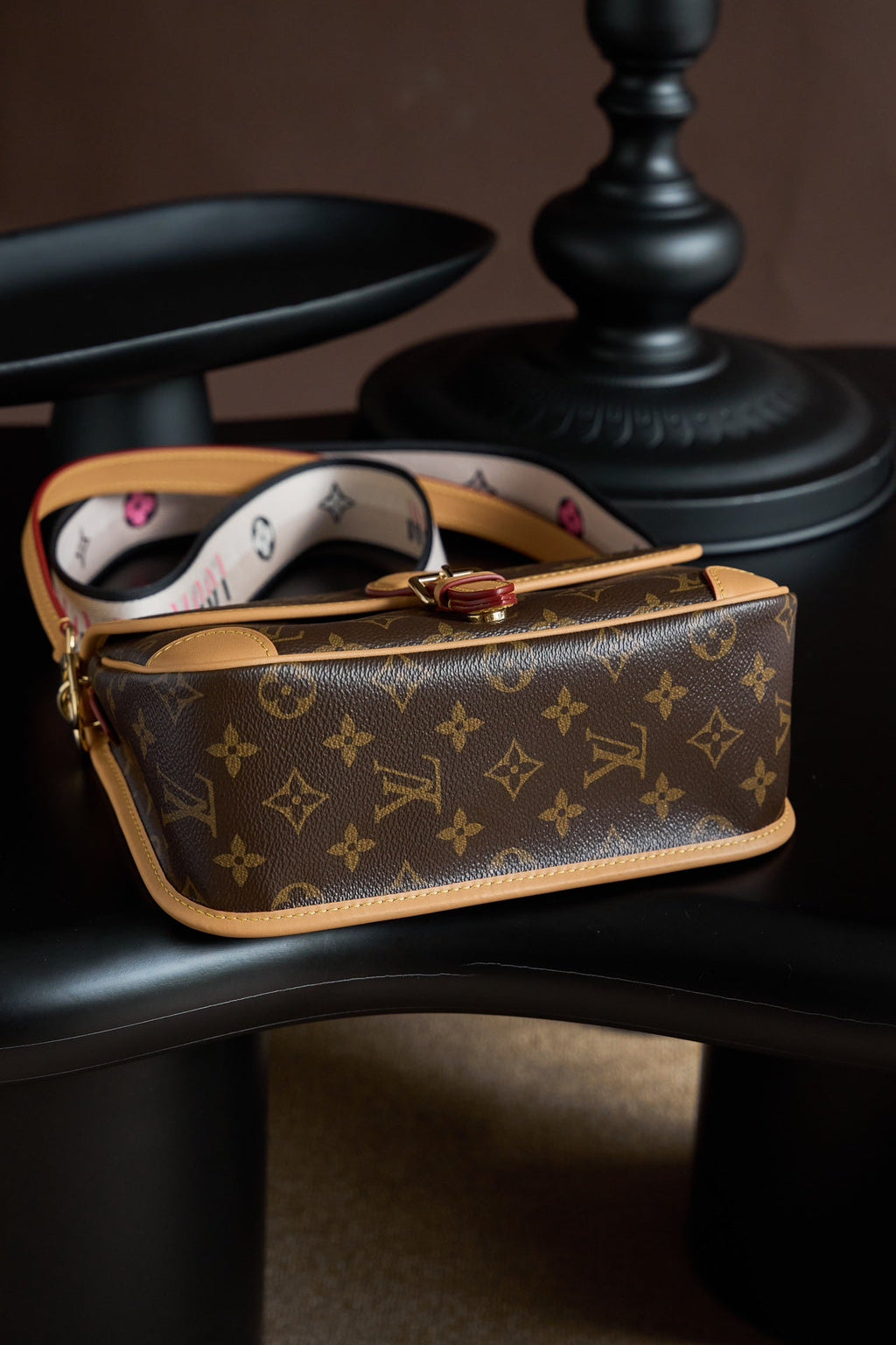 DIANE Handbag | France Dynamic Chip Code | Original Monogram Canvas & Gold Hardware | Exclusive Launch with Gift Box