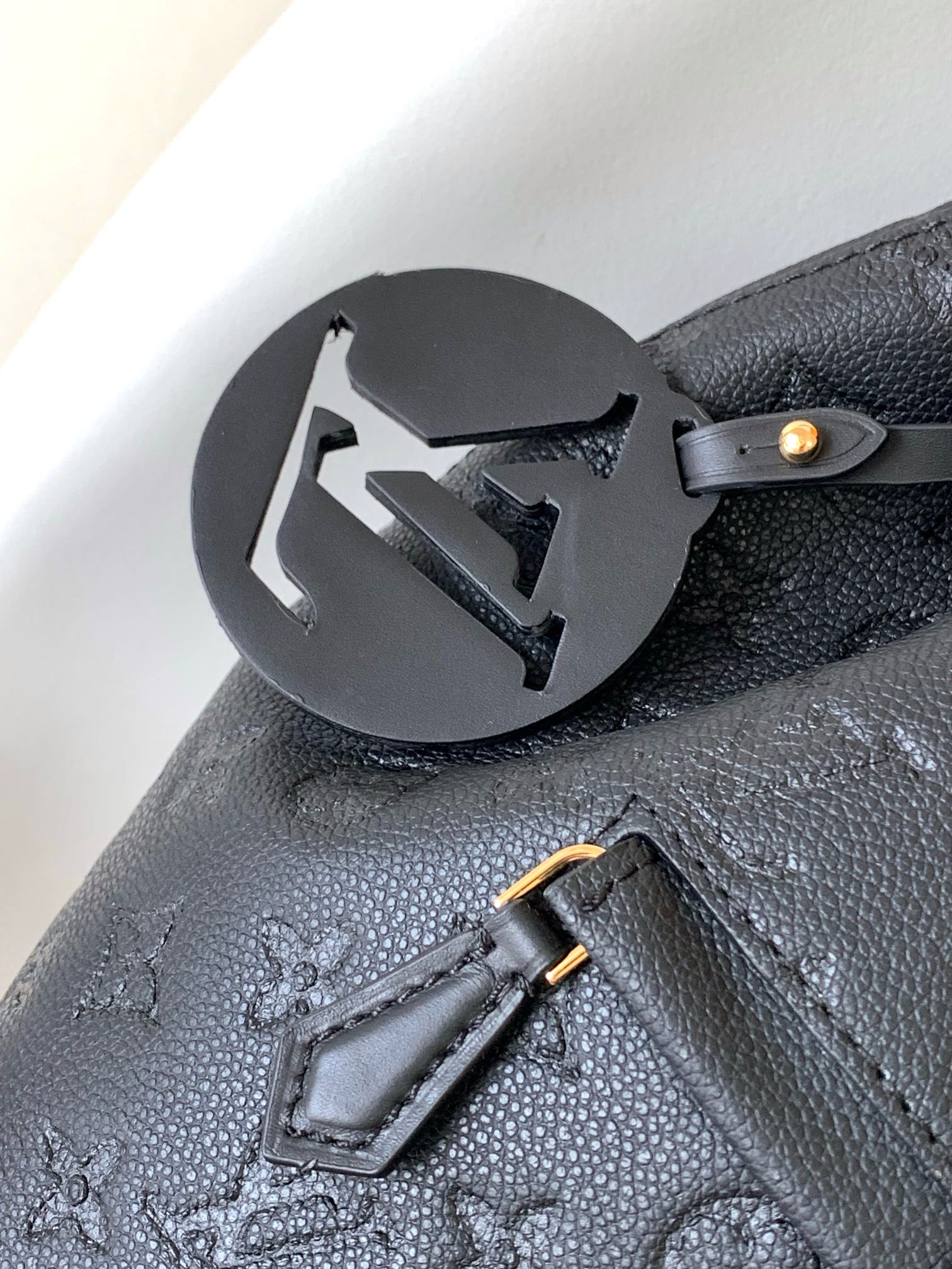 Louis Vuitton Montsouris 1994 Re-Edition Backpack | Monogram Empreinte Embossed Leather | Vintage Metal Buckle | Adjustable Strap