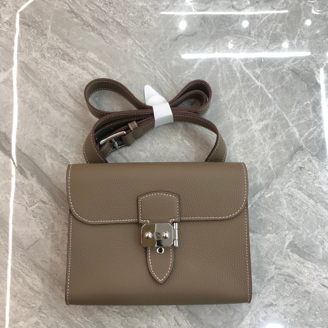 Hermès Depeches21 Messenger Bag New Release | Custom Hardware Unisex Crossbody | Compact 21×17×4cm