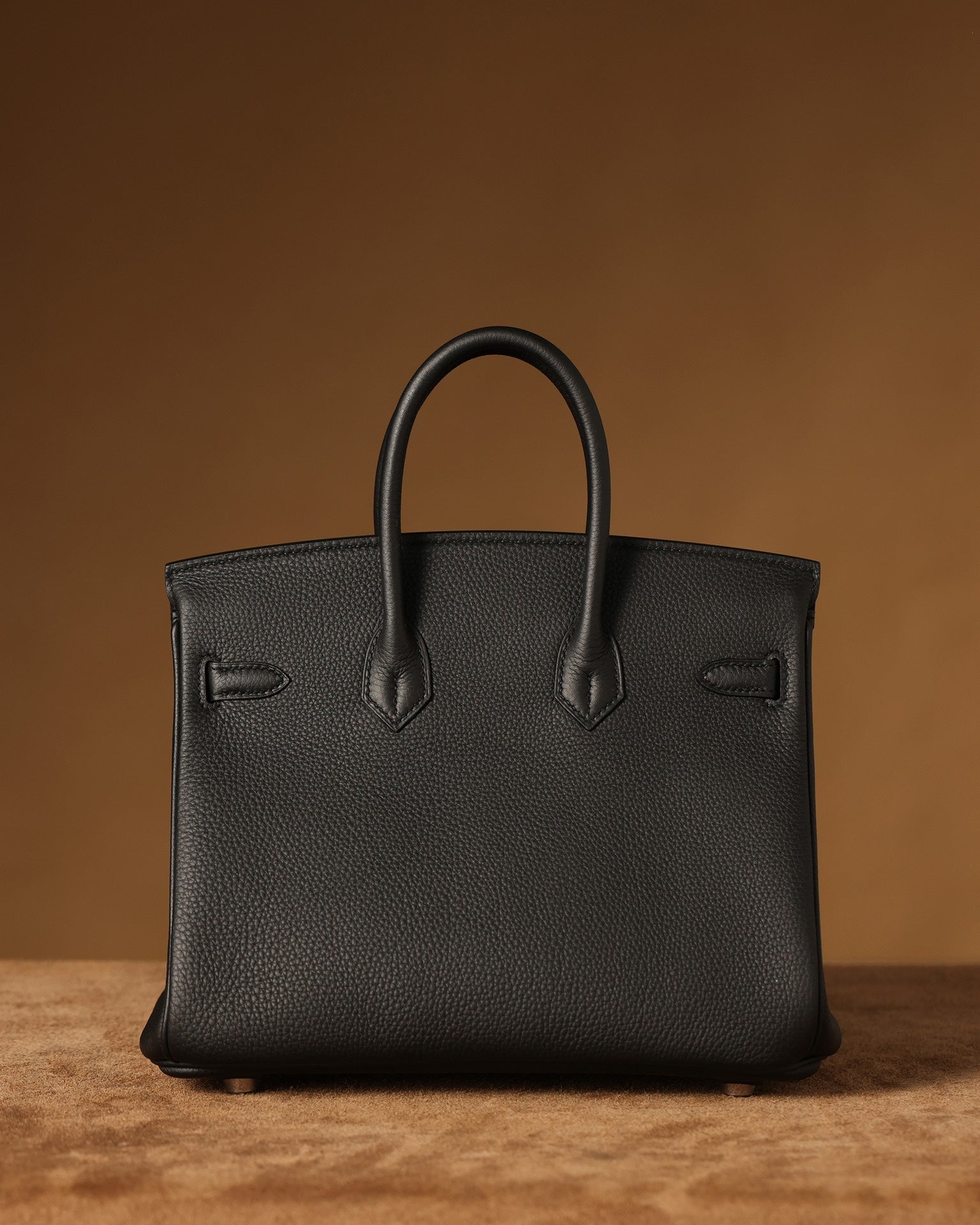 Hermès Birkin 25cm Black Silver Hardware | Original Togo Leather & European Craftsmanship, Exclusive Overstock