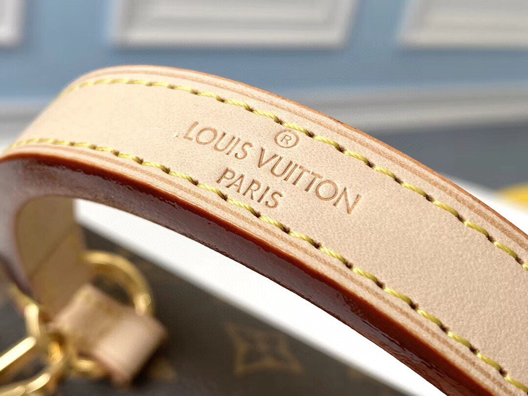 Top Original Quality with Packaging LOUIS VUITTON Monogram Autumn/Winter New Rose Red Leather Strap Tote Bag 28*20*10cm Detachable Strap & Protective Studs