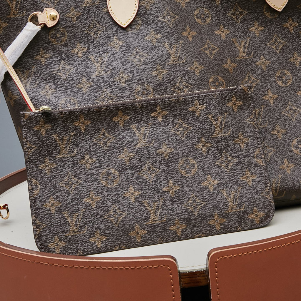 Louis Vuitton Neverfull Reimagined - Detachable Pouch & Dual-Tone Lining Archival Revival Tote