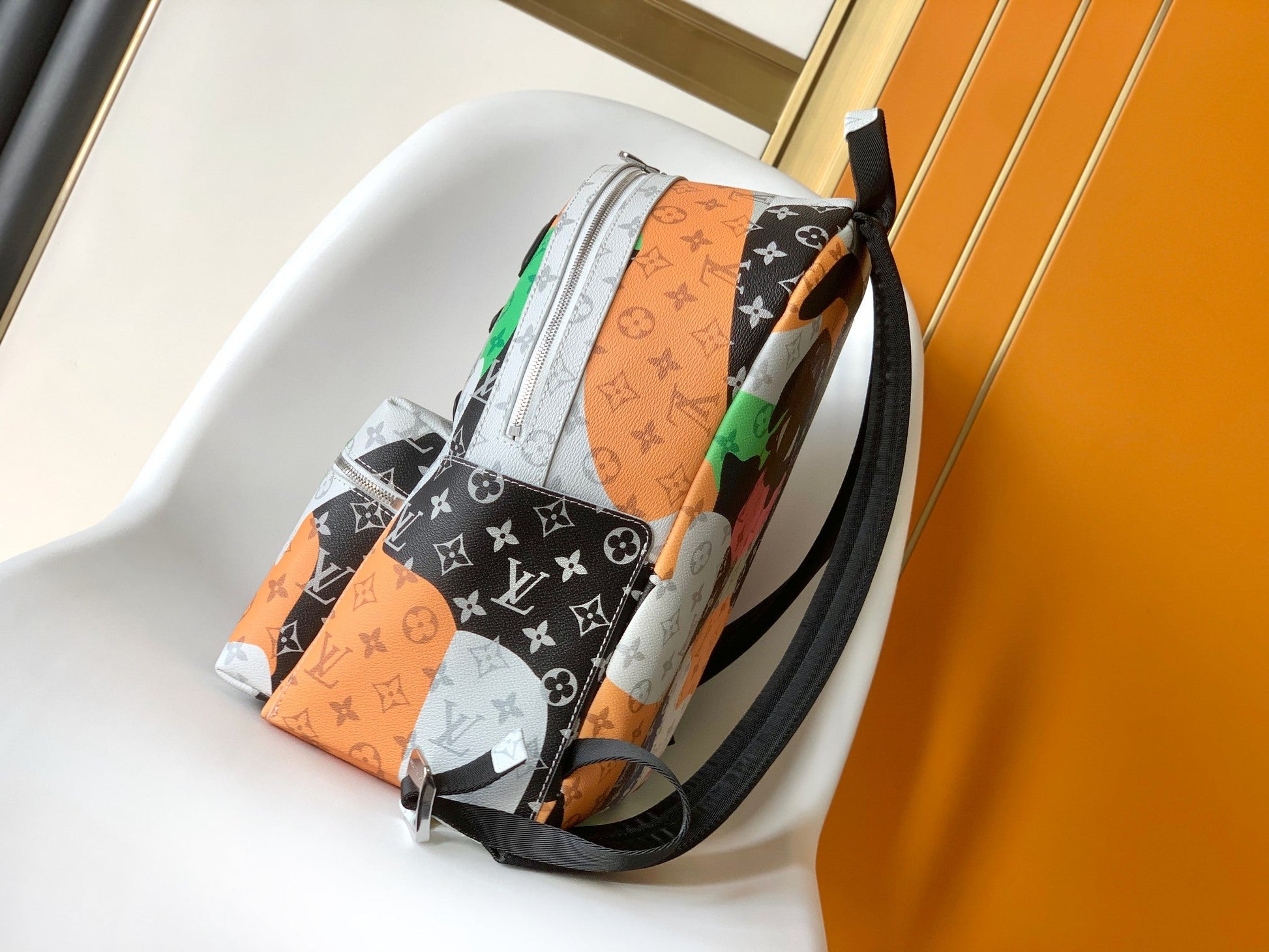 Louis Vuitton Discovery Small Backpack - Rtrait Collection | Monogram Canvas & Leather Trompe-l’œil Eye Design