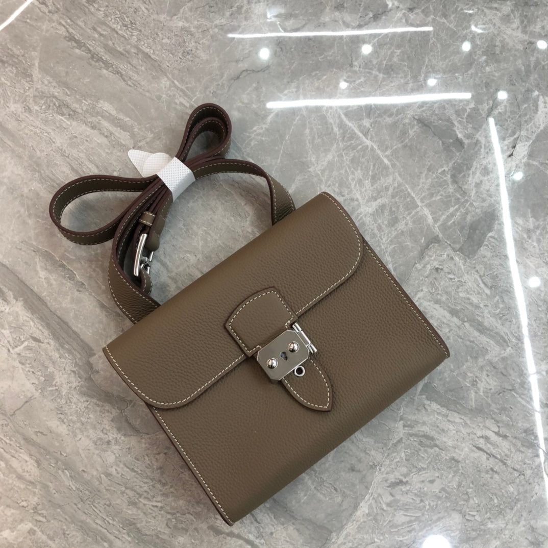 Hermès Depeches21 Messenger Bag New Release | Custom Hardware Unisex Crossbody | Compact 21×17×4cm