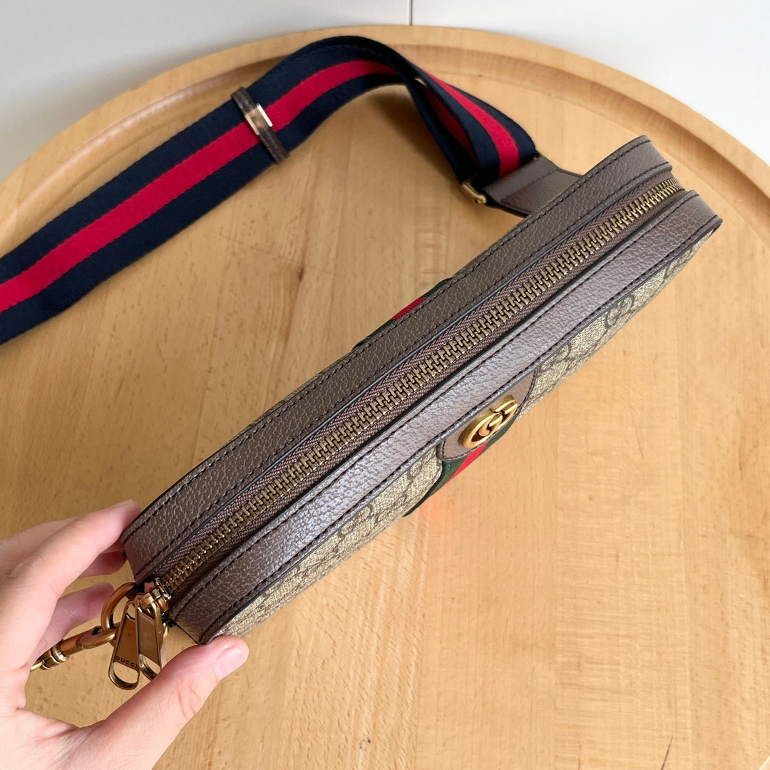 Ohidia Series Classic Crossbody Bag - 4 Colors  Adjustable Strap & Two-Way Carry  Inner Pocket  23.5x16x4.5cm