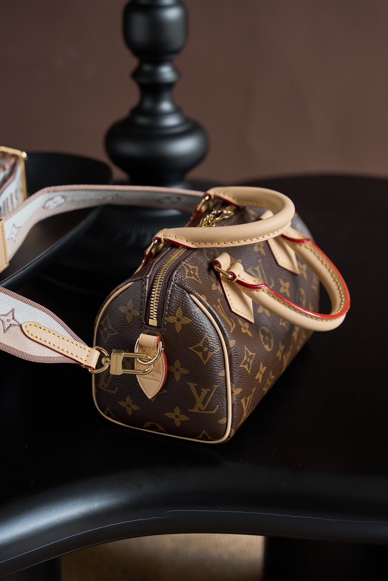 SPEEDY BANDOULIÈRE 20 Handbag | France Dynamic Chip Code | Original Monogram Canvas & Gold Hardware | Exclusive Launch with Gift Box