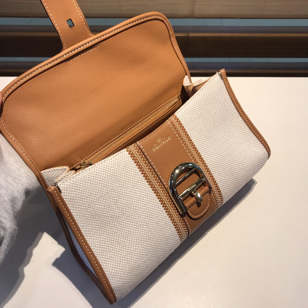Artisan Handwoven Linen-Silk & Leather Accessory｜Hermès-Grade Materials｜Pure Craftsmanship｜Machine-Free Global Exclusive
